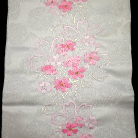 キラキラ 刺繍半衿 礼装用（薔薇柄のラメ入り）成人式 振袖 卒業式 袴 二尺袖 訪問着 謝恩会 【メール便OK】