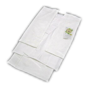 【在庫限り】二部式長襦袢（うそつき 白地：桜と流水柄 Lサイズ）半襦袢・裾除け・半衿付・衣紋ぬき付