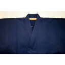 弓道・茶道に第二の無地の男着物・袴用単衣 楊柳・お召調のシボ出しの織 紺 Κ S〜4Lの6サイズ