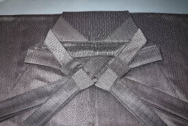 【絽の馬乗袴/紐下7サイズ】 絽の袴 紐下81～93cm Кアイアングレー無地 化繊100%家庭洗濯OK 限定数量/弓道茶道能楽稽古にお勧めです