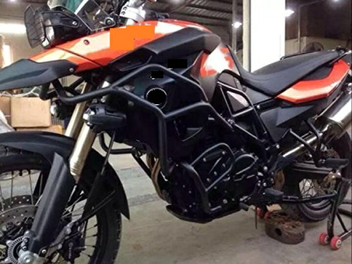 楽天市場】BMW F800GS F700GS F650GS 08-13年 エンジンガード黒 a11 