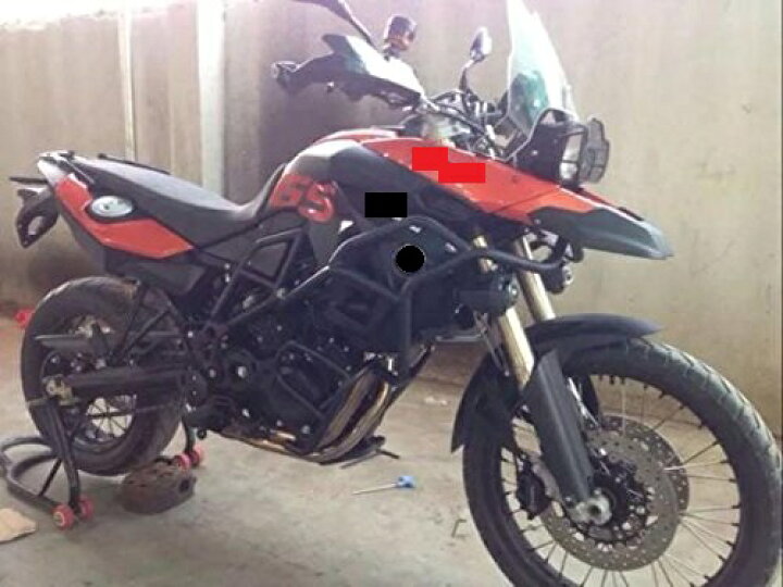 楽天市場】BMW F800GS F700GS F650GS 08-13年 エンジンガード黒 a11 