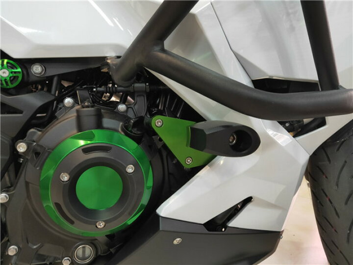 楽天市場】NINJA250 NINJA400 ニンジャ 2018- エンジンガード 黒 : 海 
