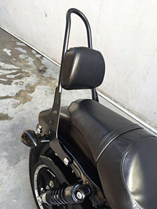 楽天市場】デタッチャブル バックレストXL1200R XL883 R/C ハーレー黒 