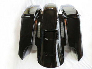 Harley touring �c�[�����O 7�C���` DOWN 2014-2022�N LED�e�[�� ���A�t�F���_�[& �G�N�X�e���h �T�h���o�b�Nset