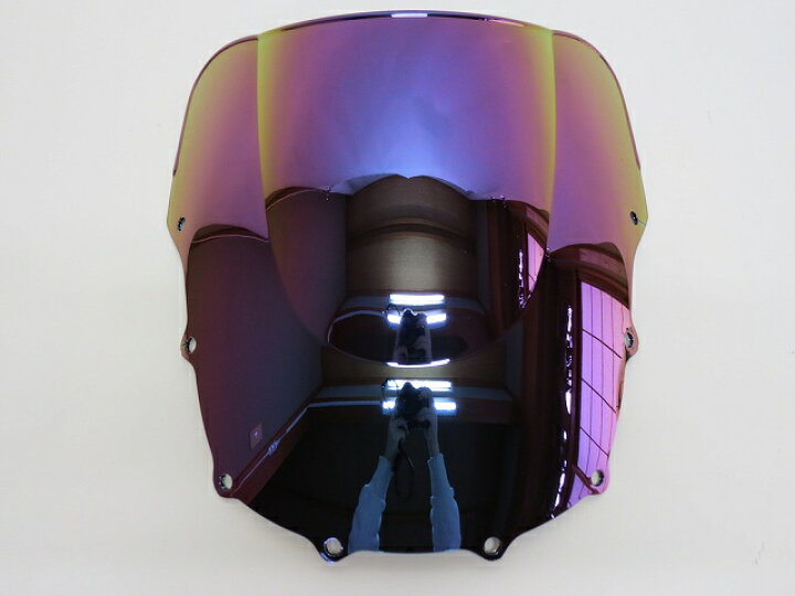 楽天市場】ZZR400 ZZR600 ZZR400N ダブルバブルスクリーン イリジウム 