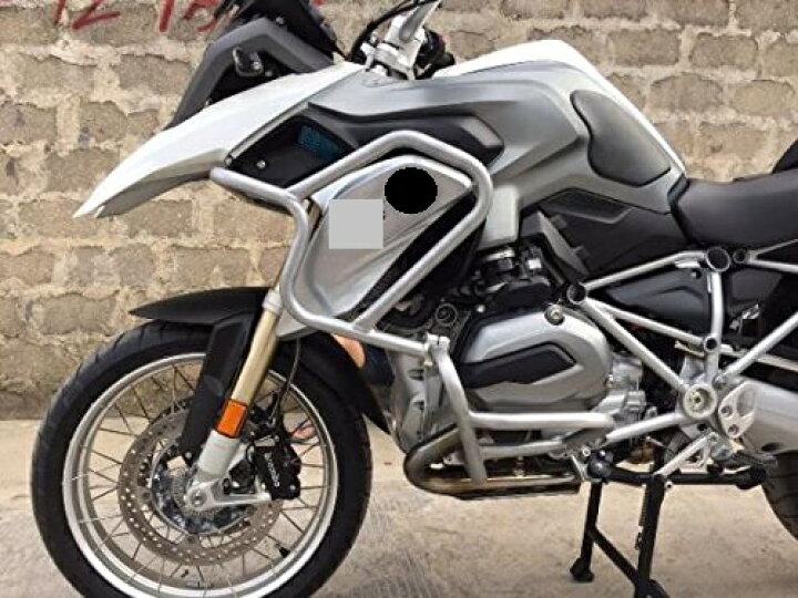 楽天市場】BMW R1200GS R 1200 13-15 フロントエンジンガード シルバー 