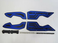 NMAX nmax125/155 n-max V3 2025 以降 CNC アルミ ステップボード スリップ防止機能付き B 青