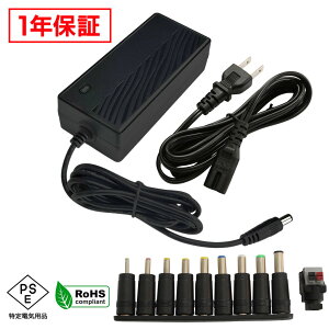 ACA_v^[ ėpd 12V 5A 60W 10Zbg 5.5mm 2.1mm PSEF 1Nۏ