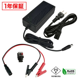 ACアダプター 汎用電源 12V 5A 60W わに口クリップセット 5.5mm 2.1mm PSE認証 1年保証