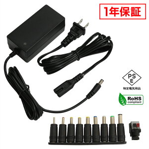 ACA_v^[ ėpd 12V 3A 36W 10Zbg 5.5mm 2.1mm PSEF 1Nۏ