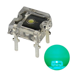 LED �����_�C�I�[�h FLUX FLAT �ΐF 1500-2000mcd 100��