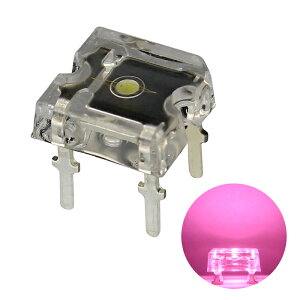 LED �����_�C�I�[�h FLUX FLAT �s���N�F 295-415mcd 100��