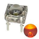 LED 発光ダイオード FLUX 5mm オレンジ色 1500-2000mcd 100個