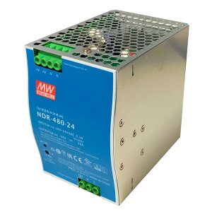 XCb`Od 24V 20A 480W 艻d DIN[Ή Meanwell NDR-480-24
