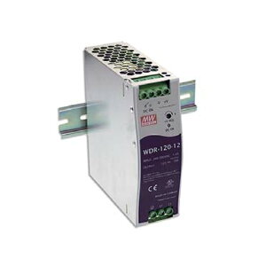 XCb`Od 12V 10A 120W 艻d DIN[Ή Meanwell WDR-120-12