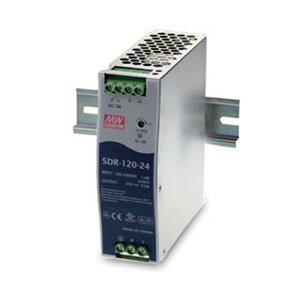 XCb`Od 24V 5A 120W 艻d DIN[Ή Meanwell SDR-120-24