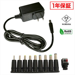 ACA_v^[ ėpd 12V 0.5A 6W 10Zbg 5.5mm 2.1mm PSEF 1Nۏ