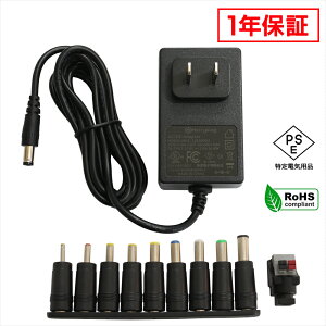 ACA_v^[ ėpd 12V 3A 36W 10Zbg 5.5mm 2.1mm PSEF 1Nۏ