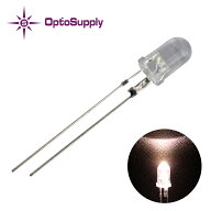 LED 発光ダイオード 5mm 砲弾型 Warm White OptoSupply Deluxe Power 42000mcd 50mA 15deg OSM54L5111P 1…