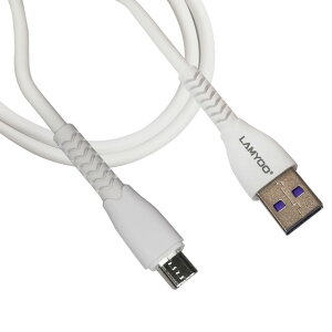 USB マイクロUSB 充電 ケーブル 1m 白色 microUSB 急速充電 データ転送対応 5A