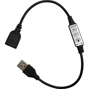 USB PFp Rg[̌^ ~j 5V`24V 3XCb` 10cm×2