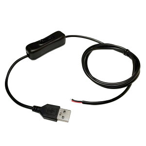 USB ؂ςȂP[u IX 5V 180cm on/offXCb`t