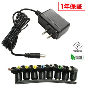 ACA_v^[ ėpd 9V 1A 9W L^8Zbg 5.5mm 2.1mm PSEF 1Nۏ