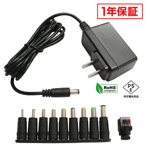 ACA_v^[ ėpd 9V 0.5A 4.5W 10Zbg 5.5mm 2.1mm PSEF 1Nۏ