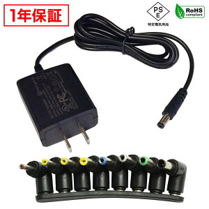 ACA_v^[ ėpd 12V 1A 12W L^8Zbg 5.5mm 2.1mm PSEF 1Nۏ