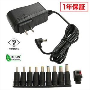 ACA_v^[ ėpd 12V 1.5A 18W L^RlN^ 10Zbg 5.5mm 2.1mm PSEF 1Nۏ