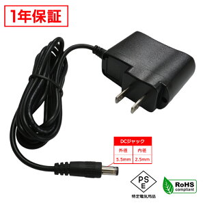 ACA_v^[ ėpd 6V 1A 6W 5.5mm 2.5mm PSEF 1Nۏ