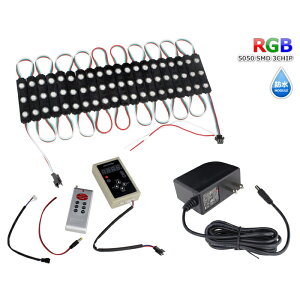 LEDW[  RGB 12V x[X h ŔƖ ԐڏƖ ƃAN 20A×2 Rg[[ d Zbg