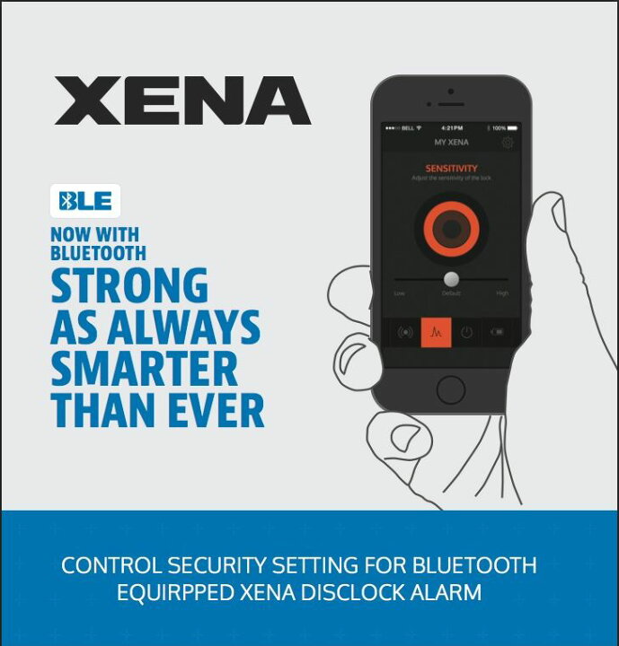 楽天市場】国内正規品 XENA ゼナ スマホ対応 ディスクロック アラーム 