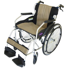 車椅子 軽量 コンパクト 折り畳み カドクラ チャップス オーシャンブルー A101-AB 自走式 自走用 自走介助兼用 車イス 車いす 全10色 送料無料 24インチ アルミ製 Lサイズ