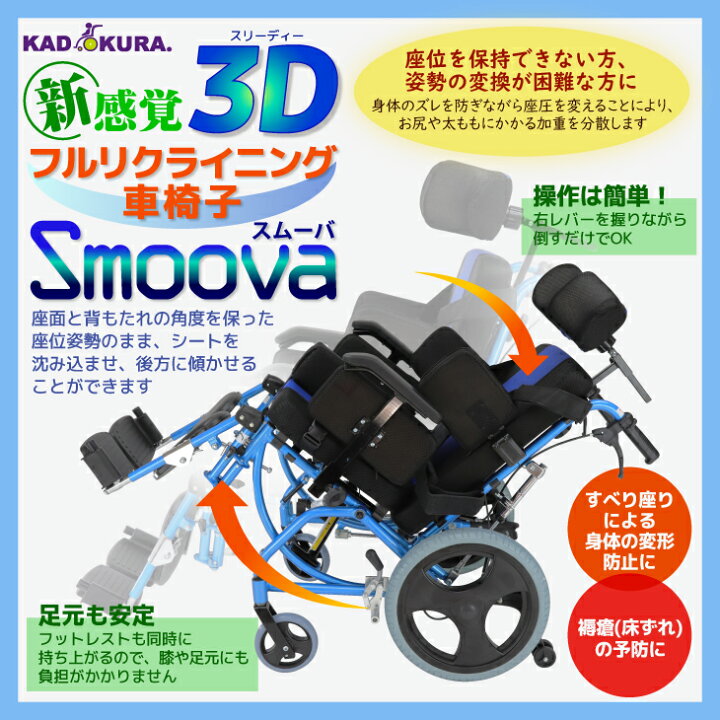 楽天市場】車椅子 コンパクト 軽量 ティルト＆リクライニング式 