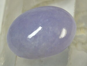 ■龍香堂■☆ミャンマーラベンダー翡翠(ひすい)楕円型ルース(24×19mm)f9