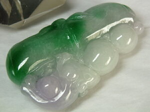 ■龍香堂■☆ミャンマー翡翠(ひすい)天竹トップ54mm(r22)