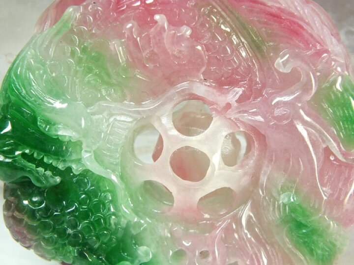 楽天市場】□龍香堂□☆【細密工芸】ミャンマー氷種翡翠「龍鳳籠玉牌子 