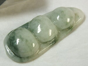 ■龍香堂■☆A貨ミャンマー翡翠(ひすい)福豆トップ35mm(s9)