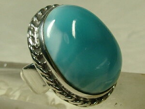 ■龍香堂■☆ハイクォリティーラリマー 銀台リング11号