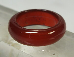 ■龍香堂■☆赤系瑪瑙(メノウ)ピンキーリング(h1)