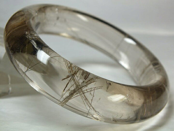 楽天市場】□龍香堂□☆ルチル水晶バングル（内径57mm）f1 : 龍香堂 