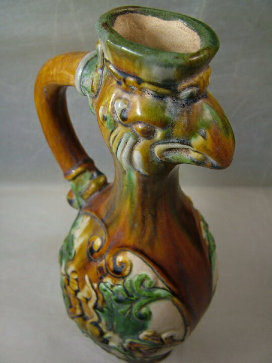 楽天市場】□龍香堂□☆【中国骨董品】唐三彩（とうさんさい）鶏頭壺 