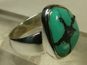 ■龍香堂■☆トルコ石シルバーリング13号