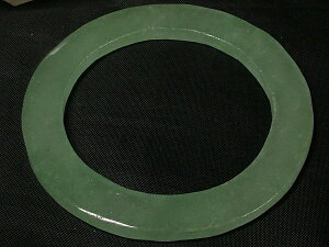 ■龍香堂■☆アクセ用ミャンマー氷種翡翠(ひすい)リング54mm