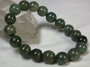 ■龍香堂■☆A貨ミャンマー翡翠(ひすい)10mm玉ブレスレット(v16)