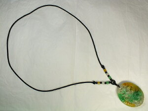 ■龍香堂■☆ミャンマー翡翠(ひすい)ペンダント昇龍52mm(v75)