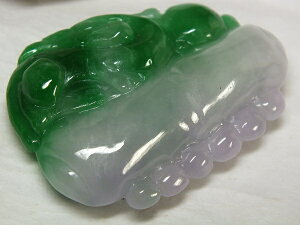 ■龍香堂■☆ミャンマー翡翠(ひすい)トップ天竹46mm(k69)