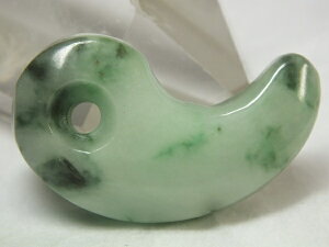 ■龍香堂■☆ミャンマー翡翠(ひすい)大勾玉40mm(k43)